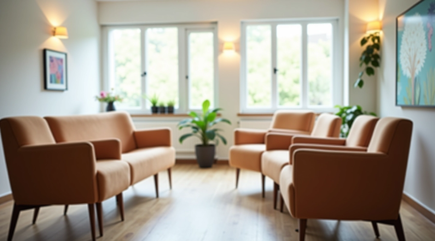 Professional training environment with people engaged in respectful conversation and active listening