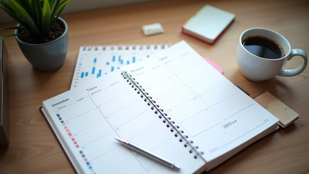 Calendar or planner showing busy schedule with multiple commitments, illustrating time management and capacity assessment